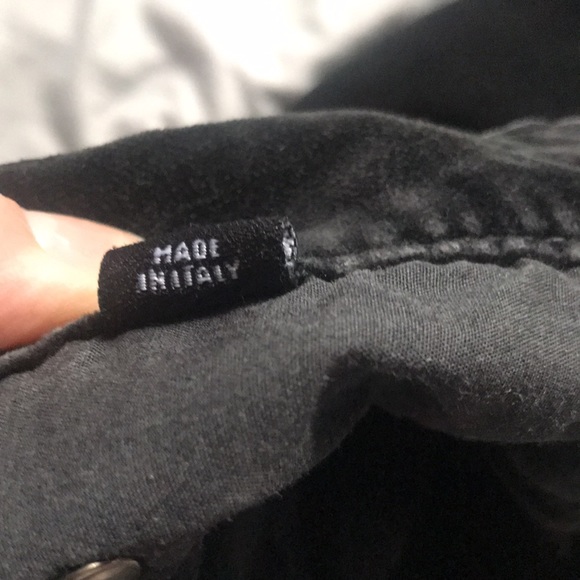 Versace Couture black velvet pants - Picture 6 of 11